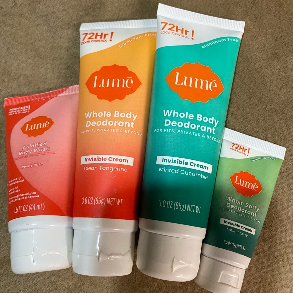 Lume deodorant.